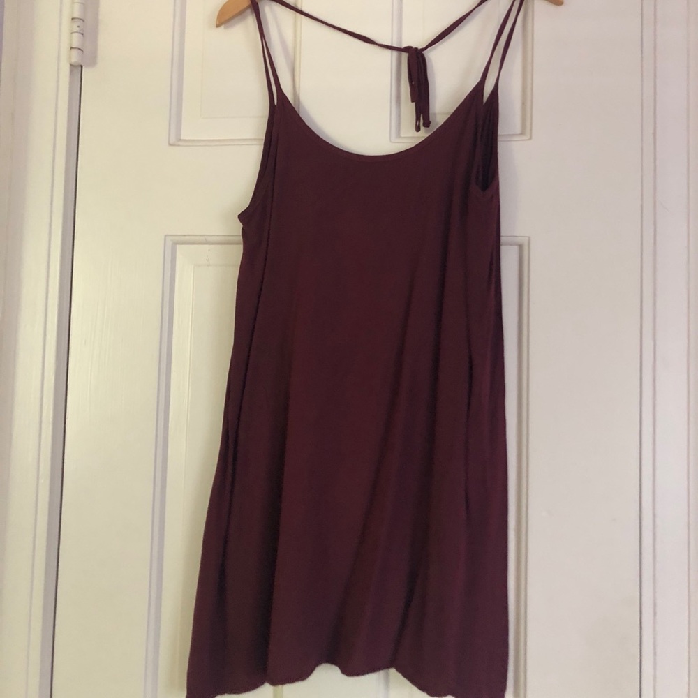 Brandy Melville Maroon Dress